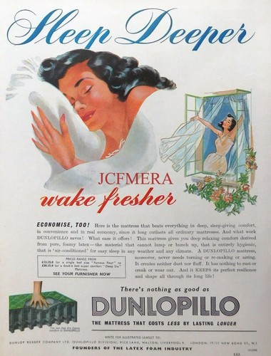 Vintage dunlopillo foam - dunlopillo,