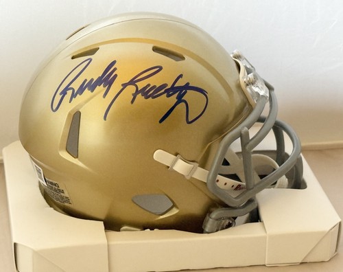Rudy ruettiger signed notre - signed,