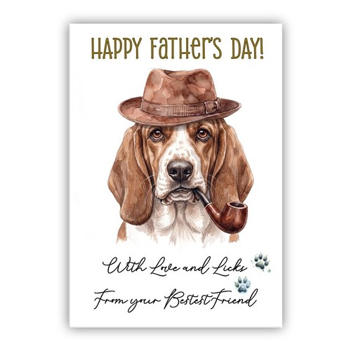 Basset hound father day - hound,