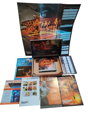 Insanity beach body dvd - 10, box