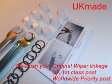 Delica L400 Spacegear Workshop(Pkt8) Wiper Linkage Plastic Bushes fit Original