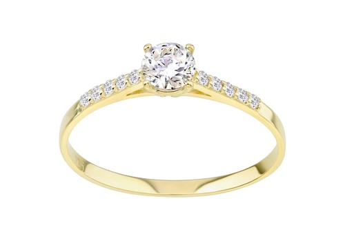 9ct yellow gold engagement - yellow,