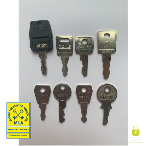 Office furniture keys - keys, cut