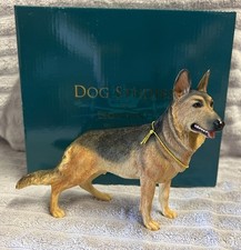 Leonardo German Shepherd Alsatian Dog Figurine Boxed Gift Animal Lover Decor