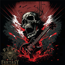 Electric Guitar Skull Heavy Metal Rock Music Mens T-Shirt 100% Cotton