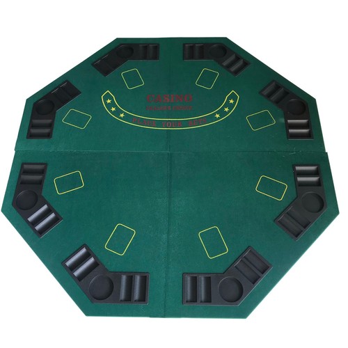 Octagon folding poker - 48",