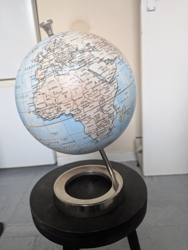 Contemporary large earth globe - large,