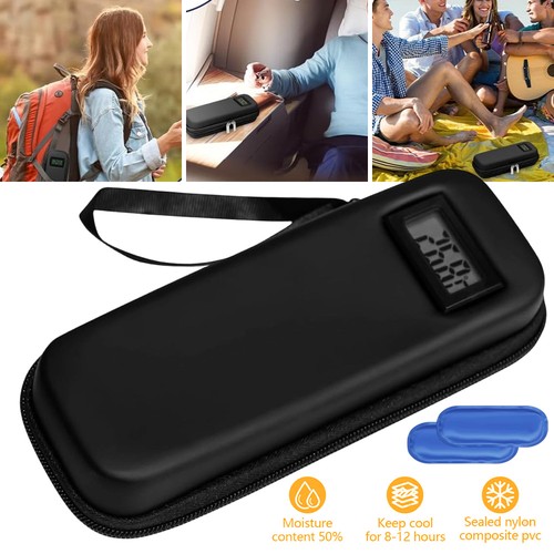 Medicine cooler travel case - cooler,