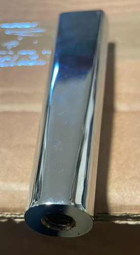 Plain chrome beer tap handle - chrome,