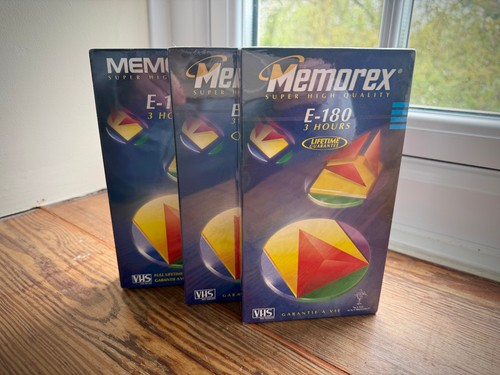 Memorex shq 180 vhs - x,