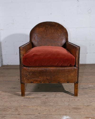 Antique leather art - antique,