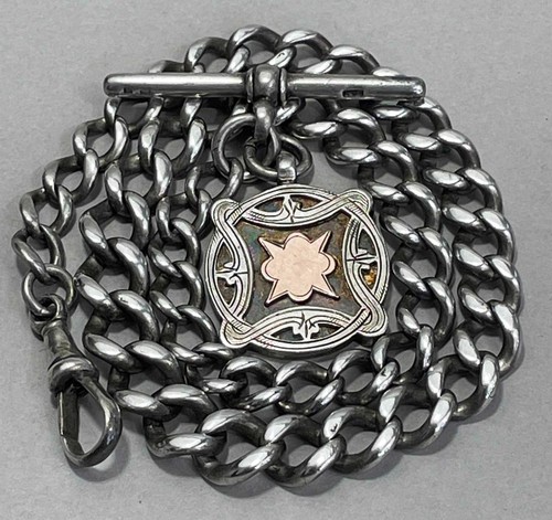Sterling silver pocket watch - sterling,