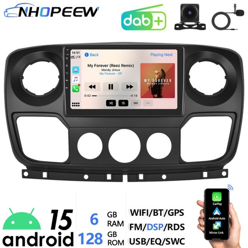 Dab android15 radio stereo - dab+,
