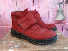 Rohde Made In Germany Womens Uk Size 7 Eu 40 Red sympatex  Leather Ankle Boots