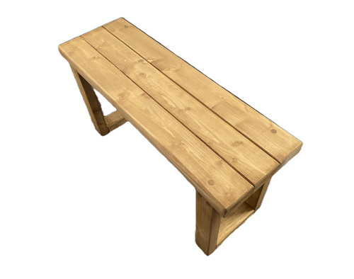Rustic bench seat - rustic, handmade