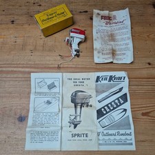 Vintage The Frog Whirlwind Die Cast Super Outboard Motor Electric Motor 