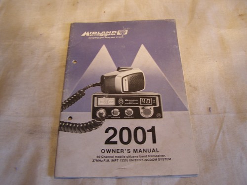 Midland 2001 radio hand - 2001,