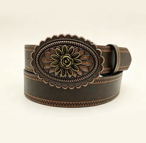 Western vintage carved flower - western,