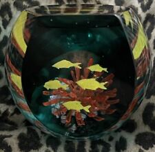 Caithness Scotland Rare Ltd Ed Coral Paradise Paperweight Glass Ornament 103/50.