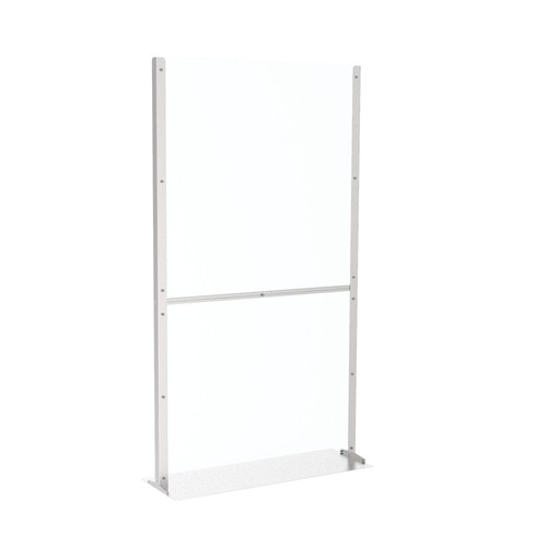 Freestanding shop screen - freestanding, full