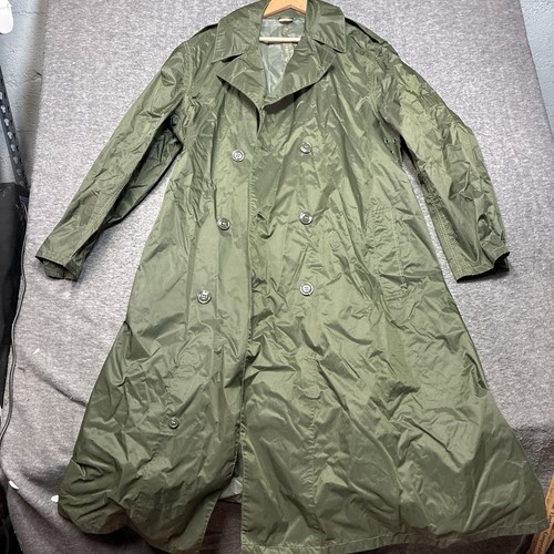 Vtg military rubber coated - military,