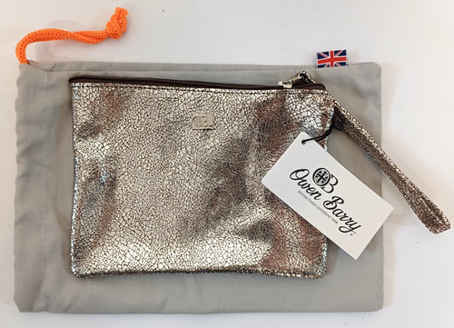 Owen barry silver clutch - barry,
