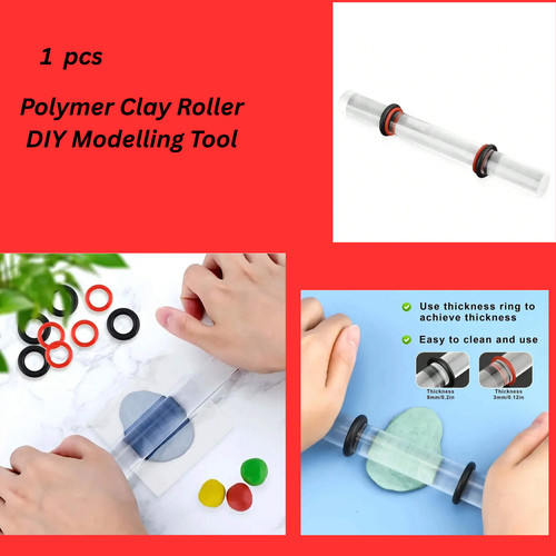 1pc solid acrylic clay rolling - 1pc,
