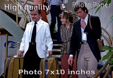 Robert Hays Bob Crane Dori Brenner LOVE BOAT PHOTO HQ 10x7 inches #02
