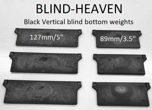 Vertical blind weights black - vertical,