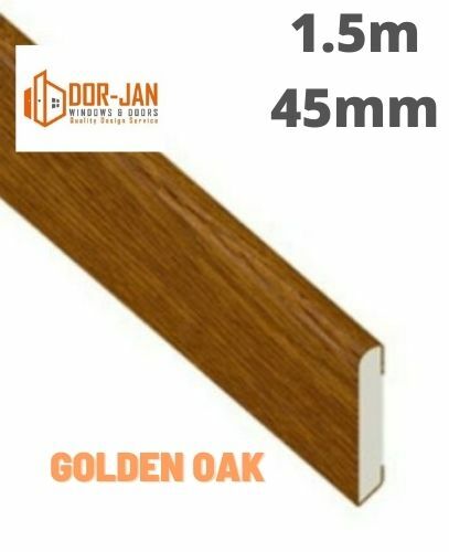 45mm golden oak - 45mm, upvc