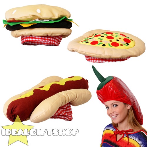 Fast food hat novelty pizza - hat,