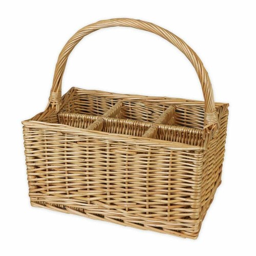 Wicker wine bottle - wicker,