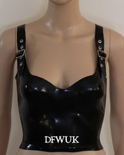 MADE TO ORDER Latex Vest Crop