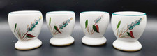 Denby - Greenwheat - 4 x Egg Cups - Vintage Stoneware - England - VGC