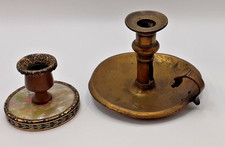 2x Antique Candlestick