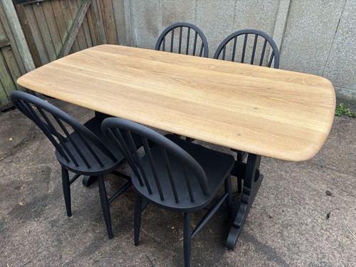 Ercol refectory table - refectory,
