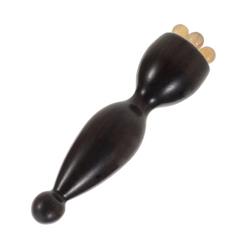 Coffee wooden facial massager - coffee,