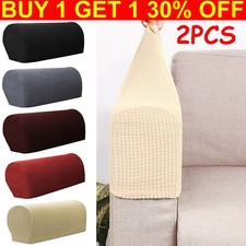 2PCS Removable Arm Stretch Sofa Couch Chair Protector Armchair Covers Armrest
