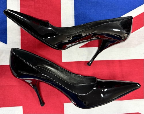 Prada black patent leather - prada,