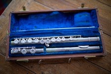 Vintage - Gemeinhardt Elkhart Flute - M2 - Old Leather Case