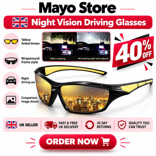 Unisex night vision driving - night,
