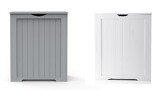 Large Wooden Shaker Style Laundry Toys Clothes Bin Basket Hamper Storage Lid