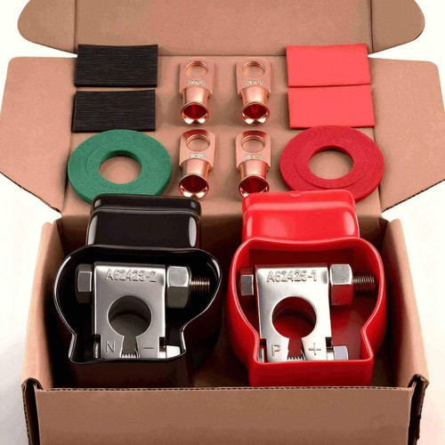 Battery terminals top post - battery, terminals,