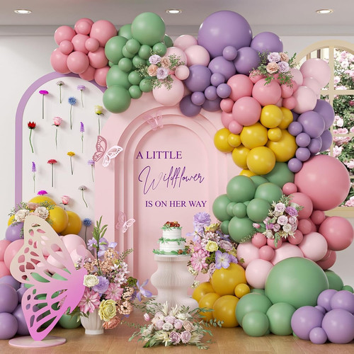 131 piece wildflower - 131-piece, balloon