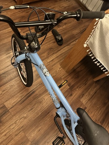 Voodoo bmx bike light blue - bike,