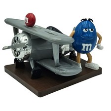 Rare M&M's M&M MMS World AIRPLANE PLANE Chocolate Candy Dispenser