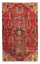 Vintage Hand-Knotted Carpet