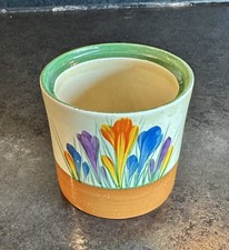 Clarice Cliff Crocus Preserve Pot (no lid) c1930