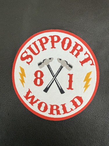 Support world woven - 81, patch