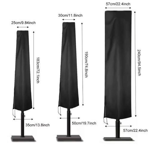 Waterproof parasol cover with - waterproof,